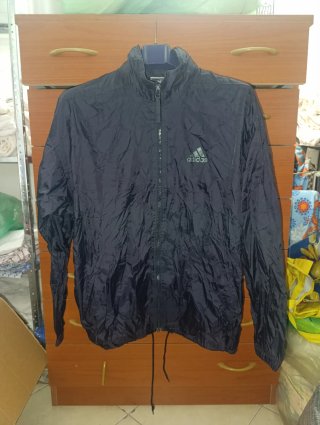 Giubbotto Adidas nero vintage