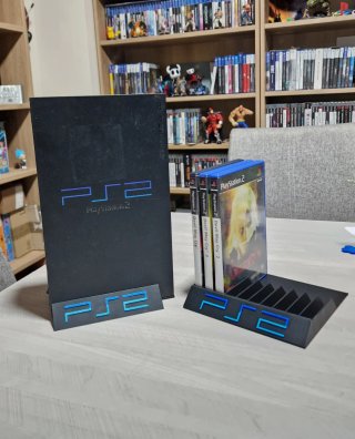 Pack 2 Soportes Expositor PlayStation 2 (PS2)