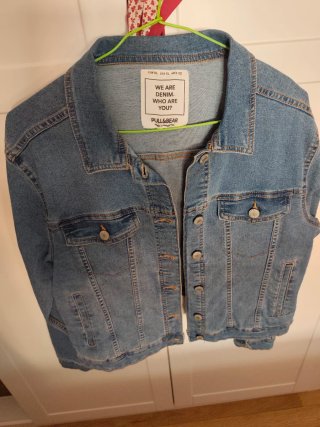 Chaqueta Vaquera Pull&Bear Azul Talla XL