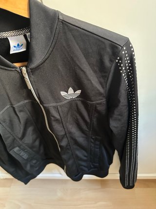 Chaqueta Adidas Negra Tachuelas Talla S