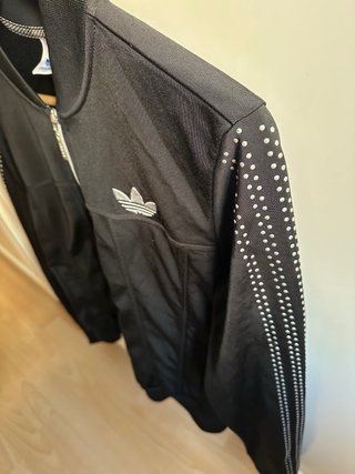 Chaqueta Adidas Negra Tachuelas Talla S