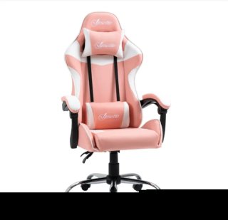 Silla Gaming Ergonómica Rosa Vinsetto