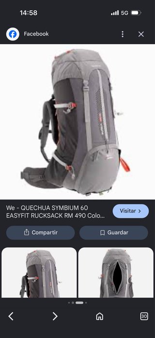 Mochila de Montaña Quechua Symbium 60L