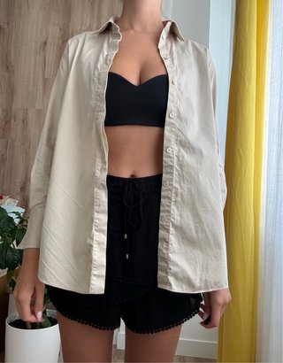 Camisa Beige Zara