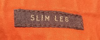 Pantalón chino hombre naranja