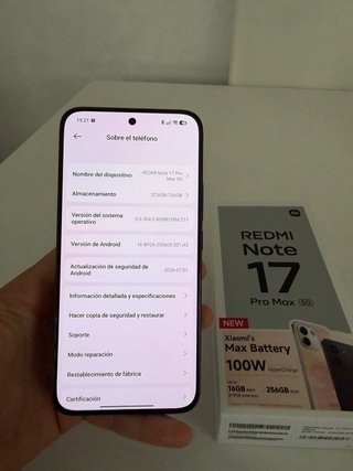 Xiaomi Redmi Note 17 Pro Max 256 gb
