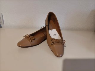 Zapatos Sfera Bailarinas Beige