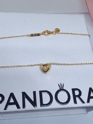 Conjunto Pandora Corazón Brillante