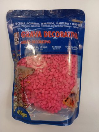 GRAVA DECORATIVA ICA ROSA 450gr