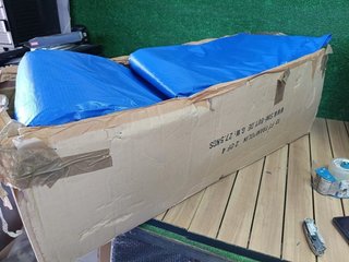 Arebos Cubierta borde + red cama elástica 430 cm