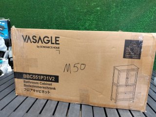 Mueble Armario Baño 2 Puertas Vasagle BBC551P31