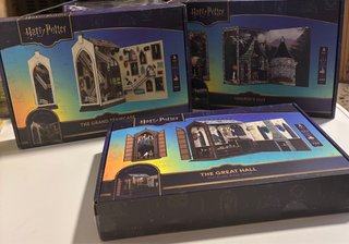 Set de 3 Miniaturas Harry Potter Book Nook