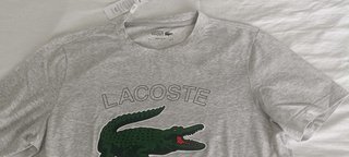 Camiseta Lacoste Talla M Verde Cocodrilo