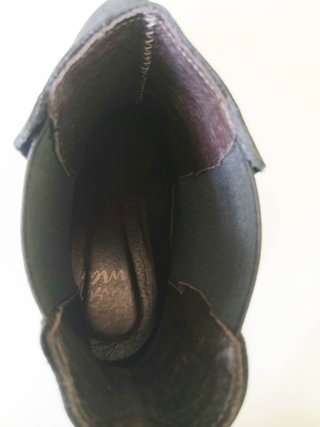 Botines Un Paso Más plataforma negros talla 40