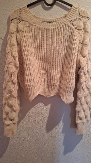 Jersey Beige de Punto