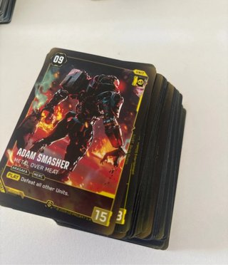 Lote de cartas Cyberpunk TCG