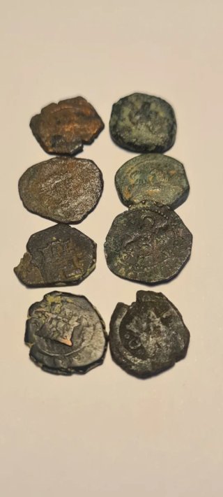 Lote 8 Monedas Maravedíes Históricas