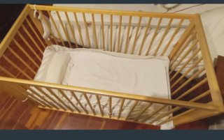 Cuna IKEA madera