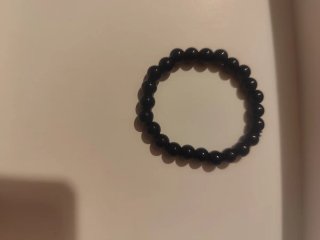 Pulsera de Bolas Negra