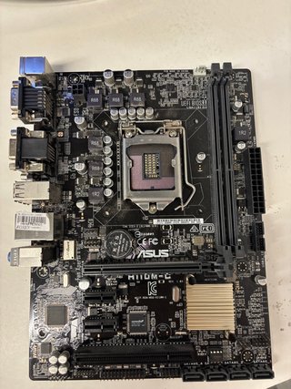 Placa Base ASUS H110M-C LGA 1151 + Chapa trasera