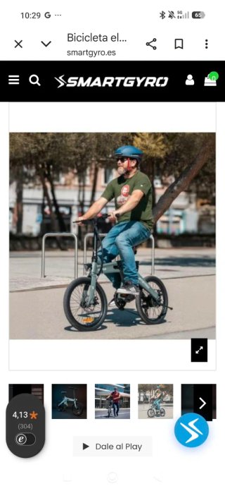 Bicicleta Eléctrica Smartgyro sin estrenar