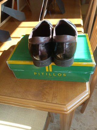Zapatos Pitillos Marrones Talla 39