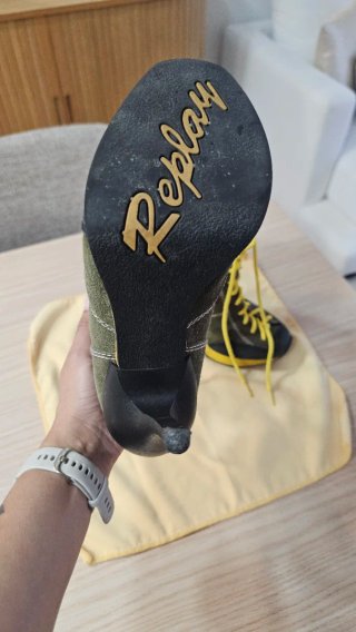 Botines Replay Verdes y Amarillos