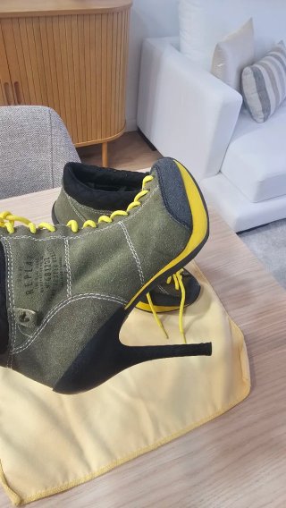 Botines Replay Verdes y Amarillos