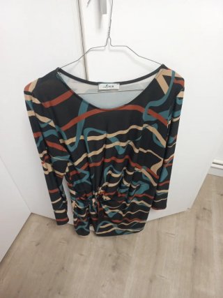 Vestido LEYCA estampado multicolor
