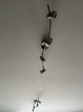 Lote 2 Lámparas Plata
