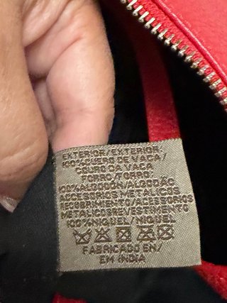 Bolso Piel Gloria Ortiz Rojo