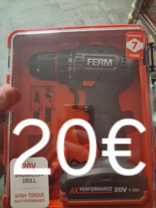 Taladro Atornillador FERM 20V