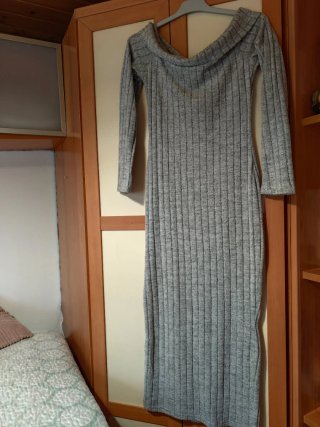 Vestido gris Talla M