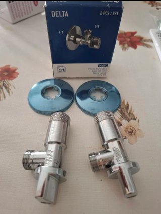 2 unidades!!Delta DE650 Válvulas de Escuadra