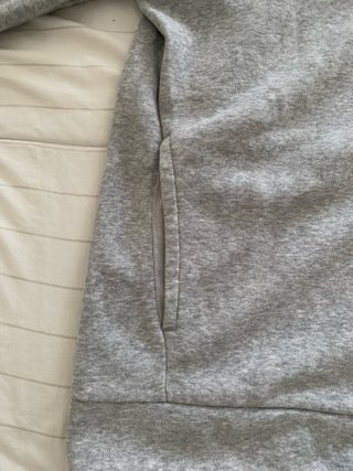 Sudadera con cremallera adidas gris