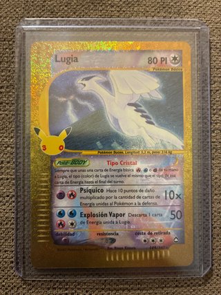 Carta Pokémon Lugia 30 Aniversario