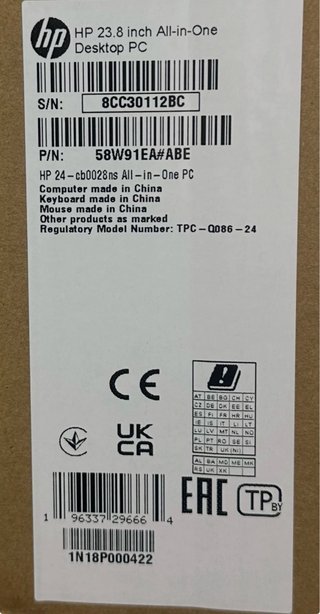 Ordenador de mesa HP Blanco