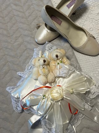 Zapatos de Novia Marie Claire y Cojín