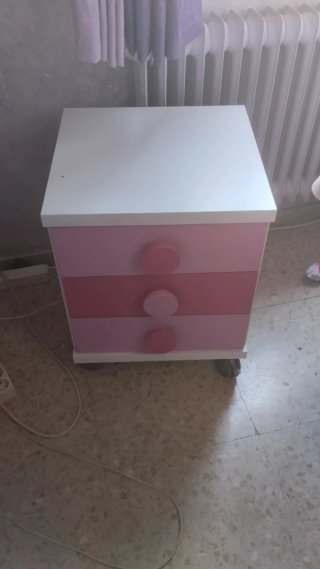 Cama juvenil con cajones para niña