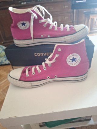 Zapatillas Converse Altas Rosa