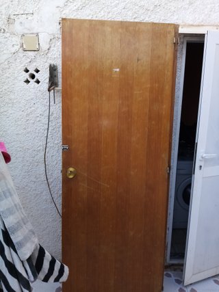 Puerta de madera interior