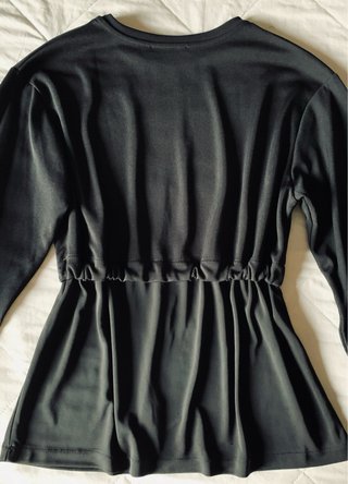 Camiseta Peplum Canalé