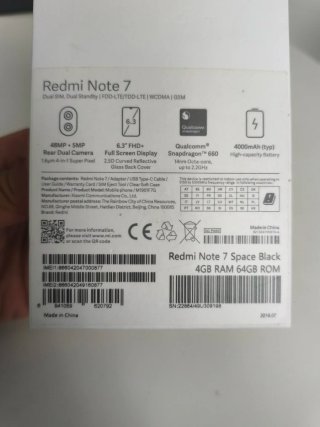 Xiaomi Redmi Note 7 64GB Negro