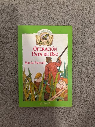 Libro Operación pata de oso