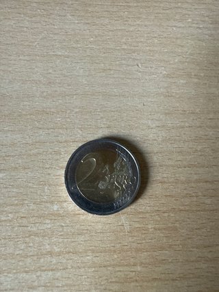 Moneda 2€ con fallo