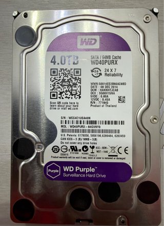Disco Duro WD Purple 4TB