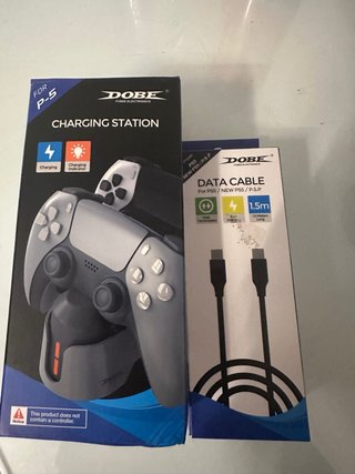 Pack Estación de Carga y Cable para PS5