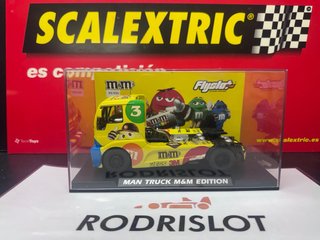 Scalextric FlySlot Man Truck M&M Edition