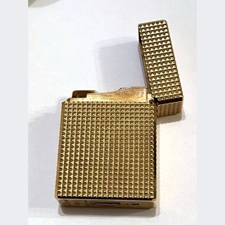 Mechero S.T. Dupont punta de diamante chapado oro