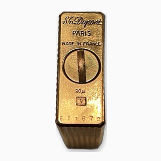 Mechero S.T. Dupont punta de diamante chapado oro
